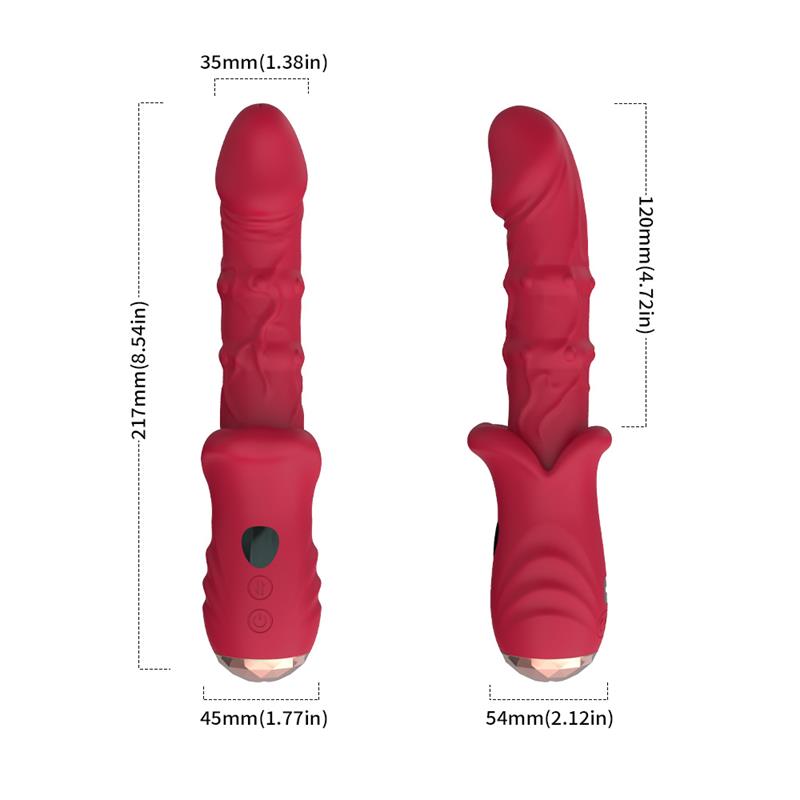 Vibrador con Movimiento Vertical con Pantalla Digital