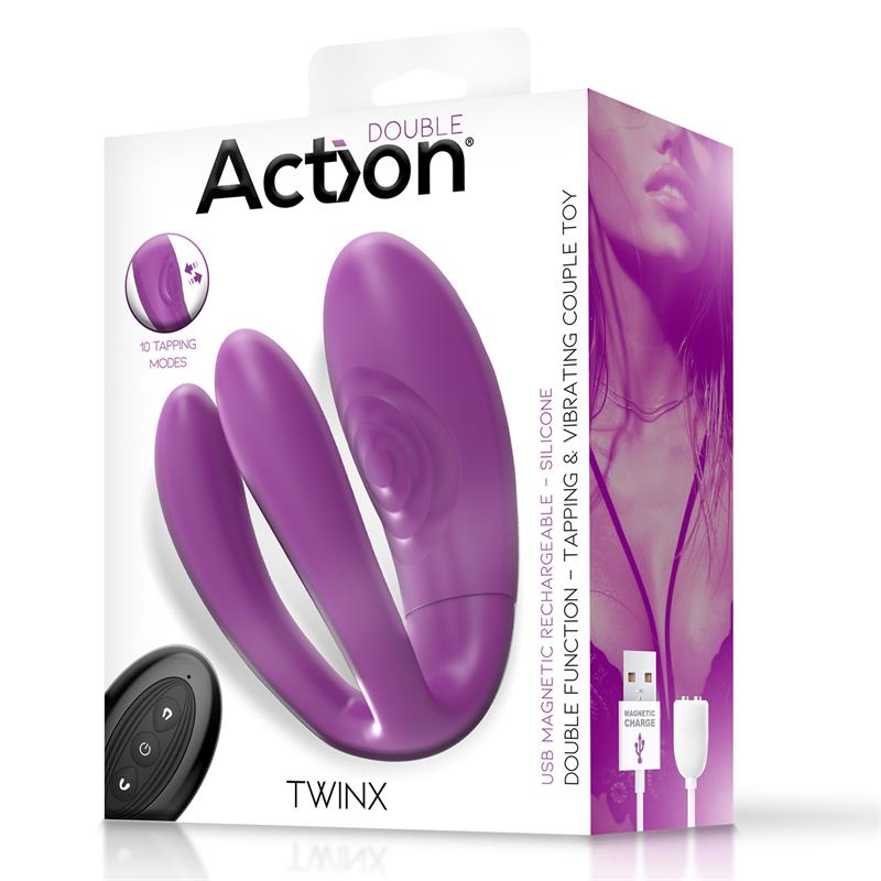 Twinx Vibrador para Parejas con Tapping