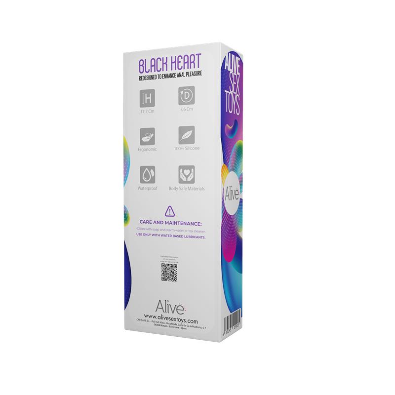 Estimulador Heart Teal Negro