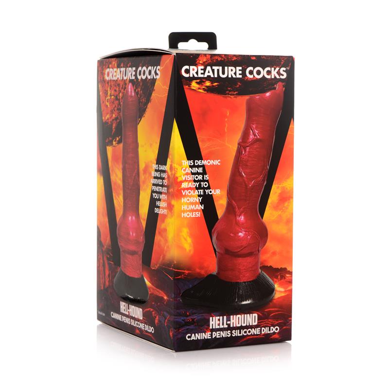Hell Hound Dildo Silicona 19 cm 75
