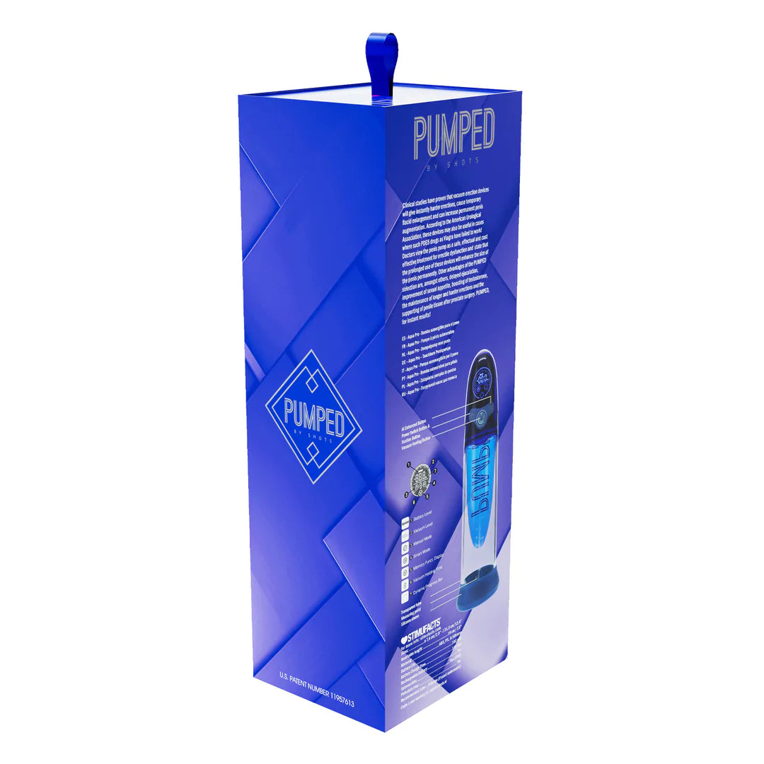 Aqua-Pro - Bomba automática sumergible - Con inteligencia artificial - Azul