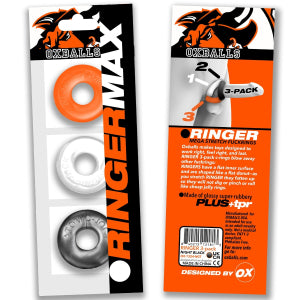 Juego de 3 anillos - Ringer Cockrings Max 20 mm Hazard
