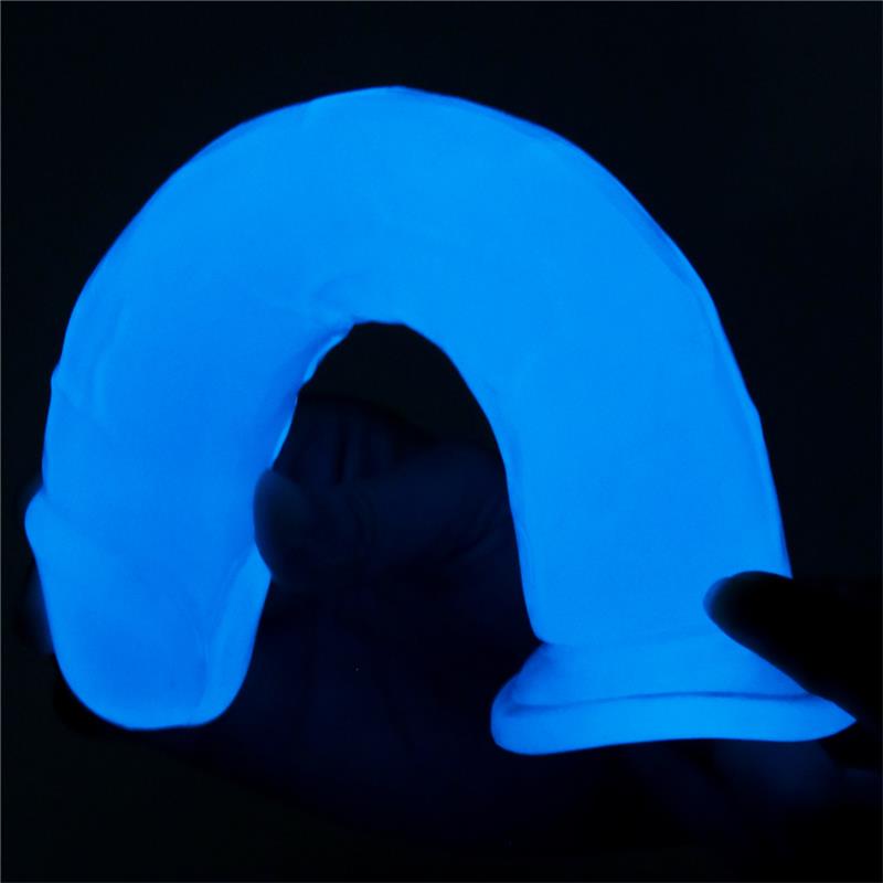 Dildo Lumino 8 Luz Azul