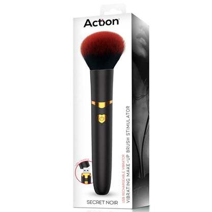 Secret Noir Estimulador Brocha de Maquillaje con Vibracion Negro