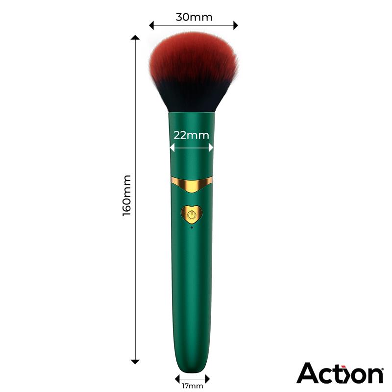 Secret Vert Estimulador Brocha de Maquillaje con Vibracion Verde