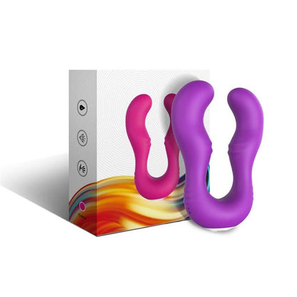 Vibrador Doble para Parejas Purpura