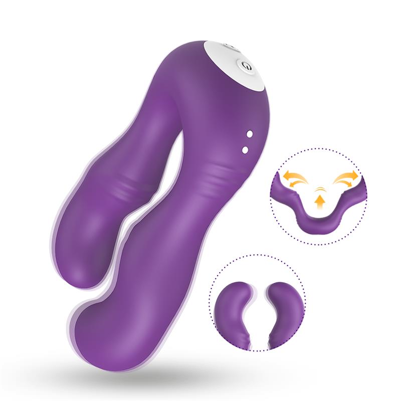 Vibrador Doble para Parejas Purpura