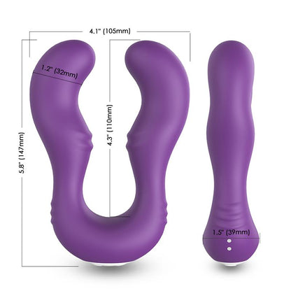 Vibrador Doble para Parejas Purpura