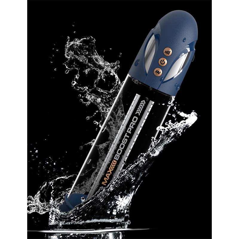 Masturbador Automático Max Boost Pro Flow Azul