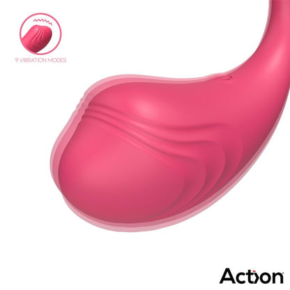 Luvia Huevo Vibrador con Control Remoto USB Rosa