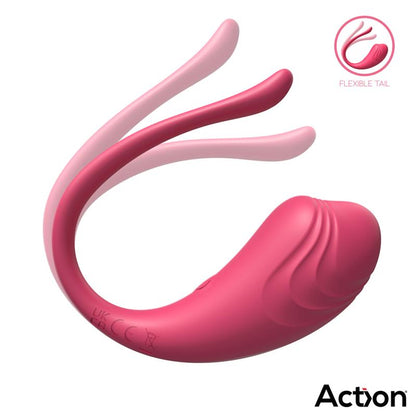 Luvia Huevo Vibrador con Control Remoto USB Rosa