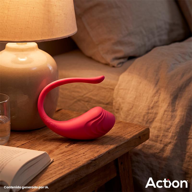 Luvia Huevo Vibrador con Control Remoto USB Rosa