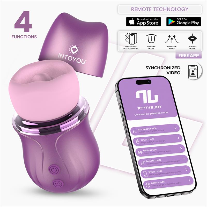 Suvi Estimulador con Licking, Biting, Succión y Vibración USB-C con APP