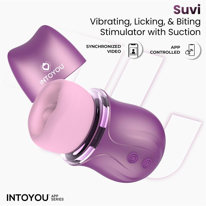 Suvi Estimulador con Licking, Biting, Succión y Vibración USB-C con APP