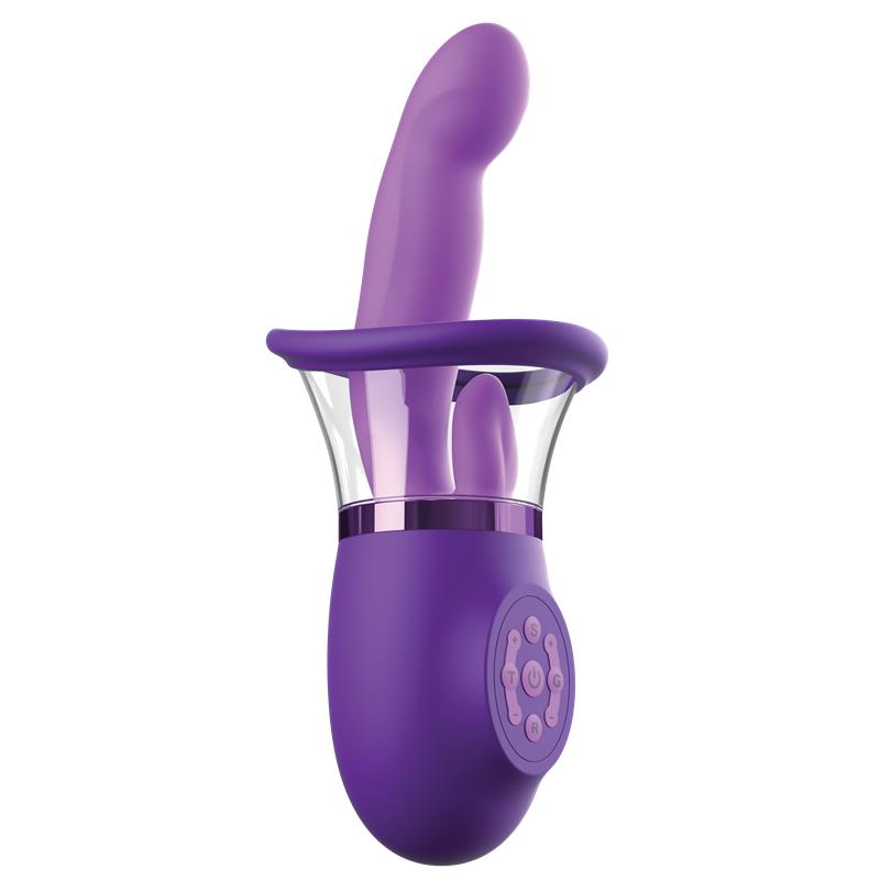 Estimulador con Lengua y Succion Ultimate Pleasure Pro Plus