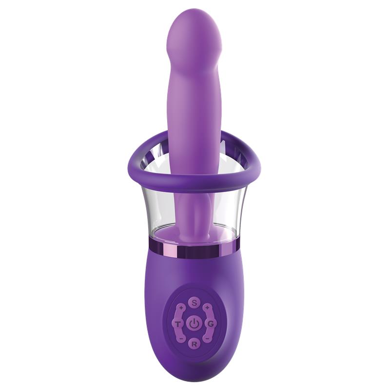 Estimulador con Lengua y Succion Ultimate Pleasure Pro Plus