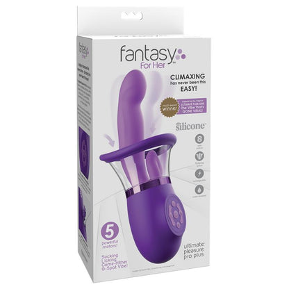 Estimulador con Lengua y Succion Ultimate Pleasure Pro Plus