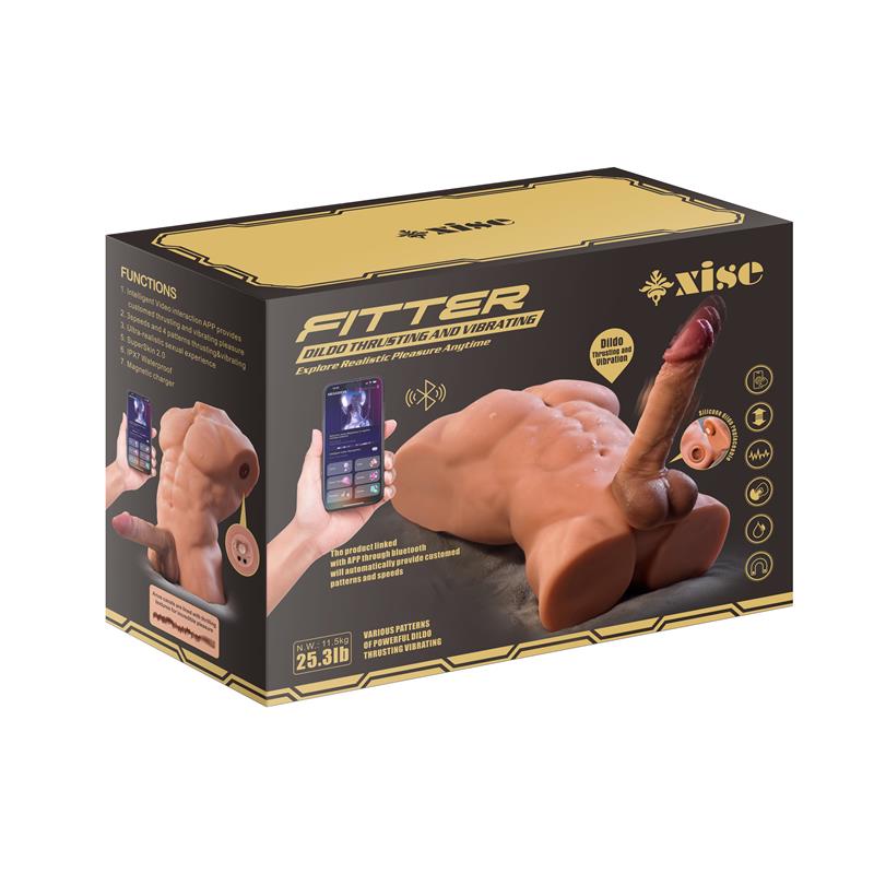 Fitter Torso con Dildo Desmontable Thrusting y APP 116 kg