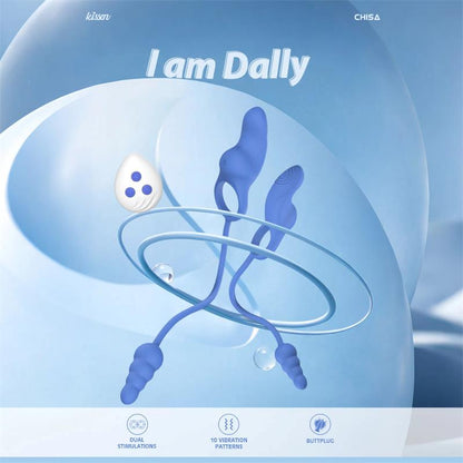 Dally Plug Anal con Anillo con Vibracion