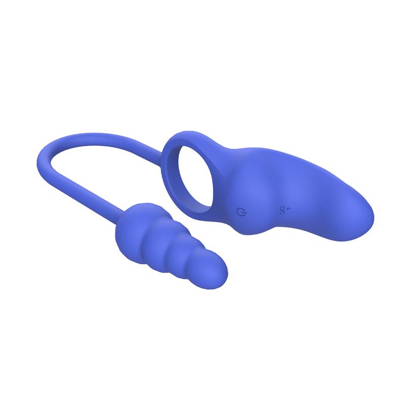 Dally Plug Anal con Anillo con Vibracion