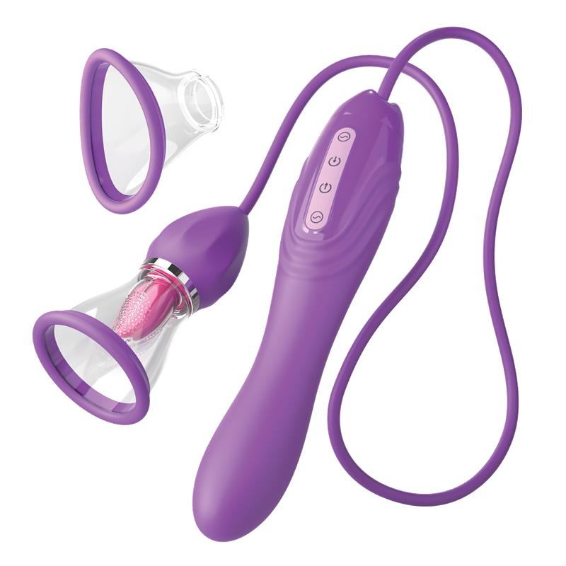 Estimulador con Lengua Succion y Vibracion Her Ultimate Pleasure Max