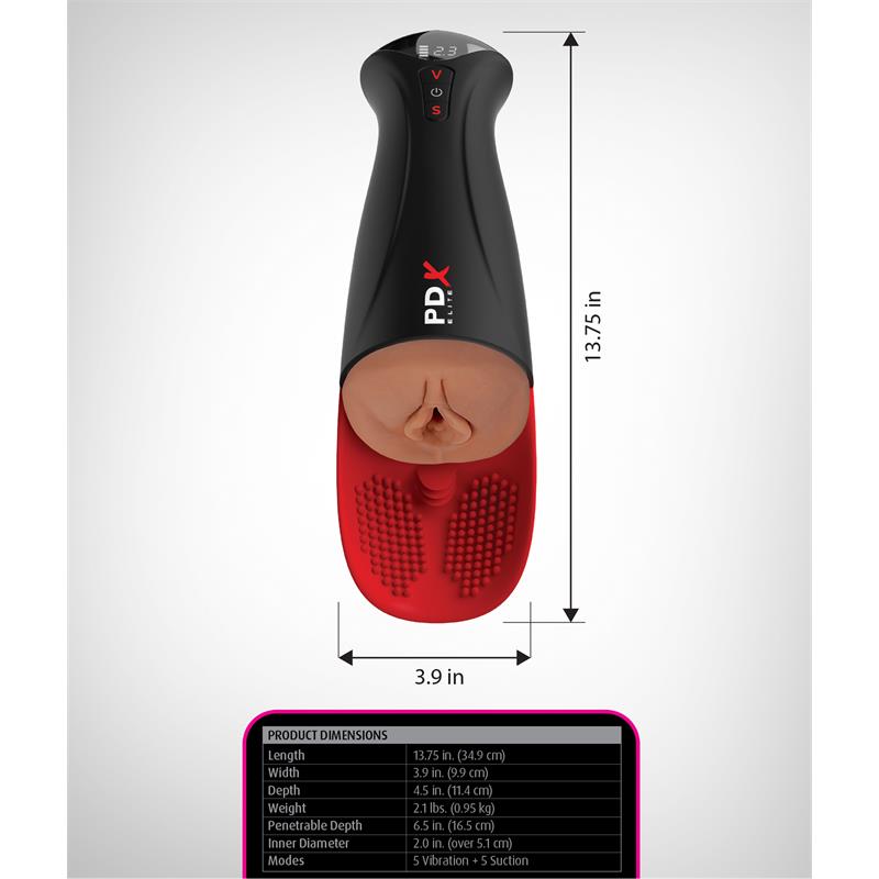 Masturbador Fuck O Matic Pro XL Marron