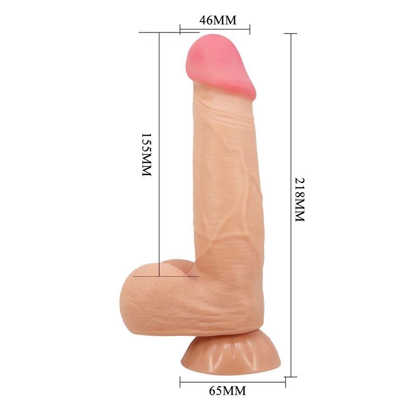 Najm Dildo Realista Piel Deslizante Retractil 218 cm