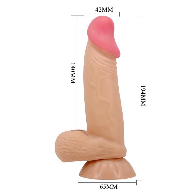 Duvall Dildo Realista con Piel Deslizante Retractil 194 cm