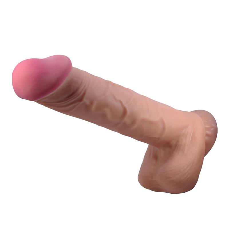 Dildo Realista Piel Deslizante Retractil 26 cm