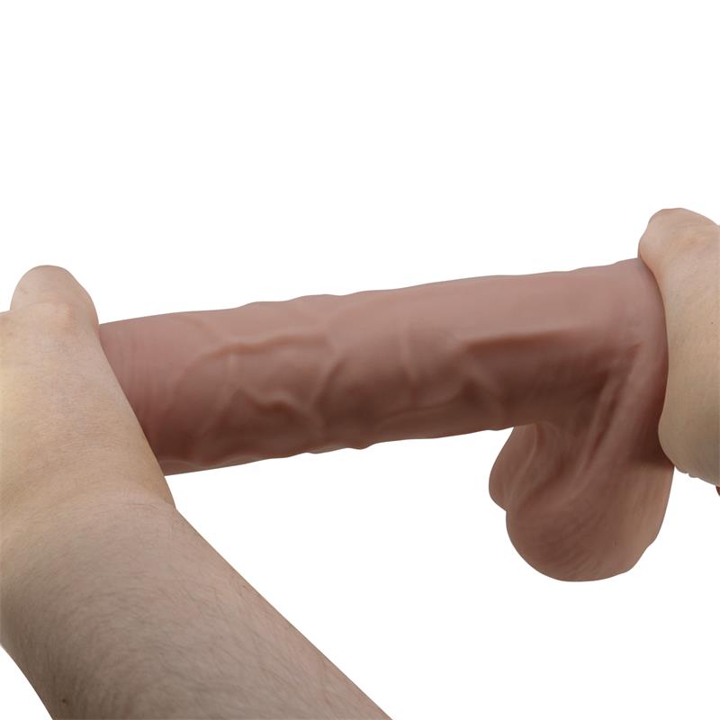 Dildo Realista Piel Deslizante Retractil 26 cm