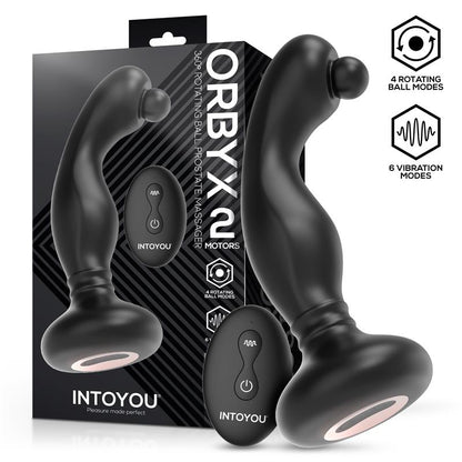 Orbyx Masajeador Prostatico con Rotacion Vibracion y Control Remoto
