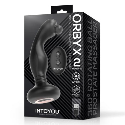 Orbyx Masajeador Prostatico con Rotacion Vibracion y Control Remoto