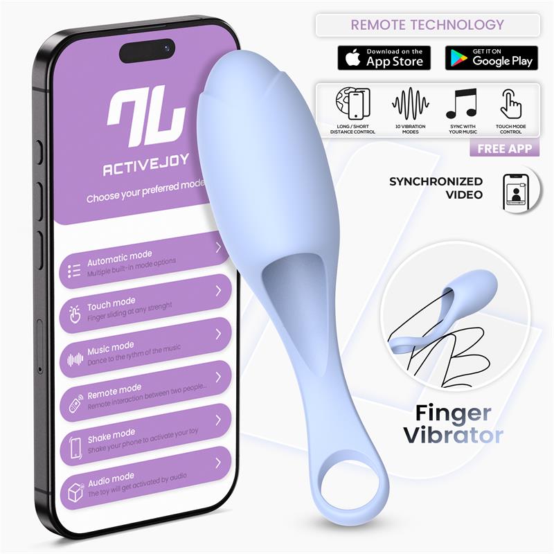 Lory Estimulador para el Dedo con Vibracion y APP