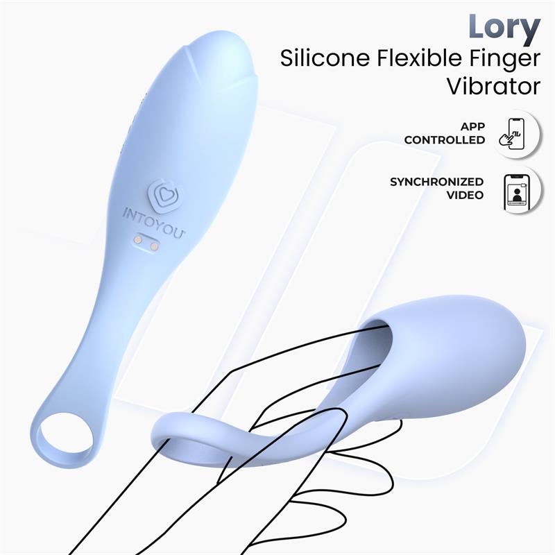 Lory Estimulador para el Dedo con Vibracion y APP