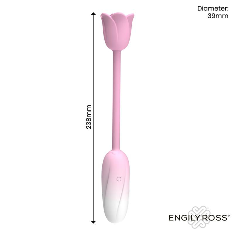 Florae Huevo Vibrador con Rosa Estimuladora