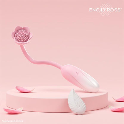 Florae Huevo Vibrador con Rosa Estimuladora