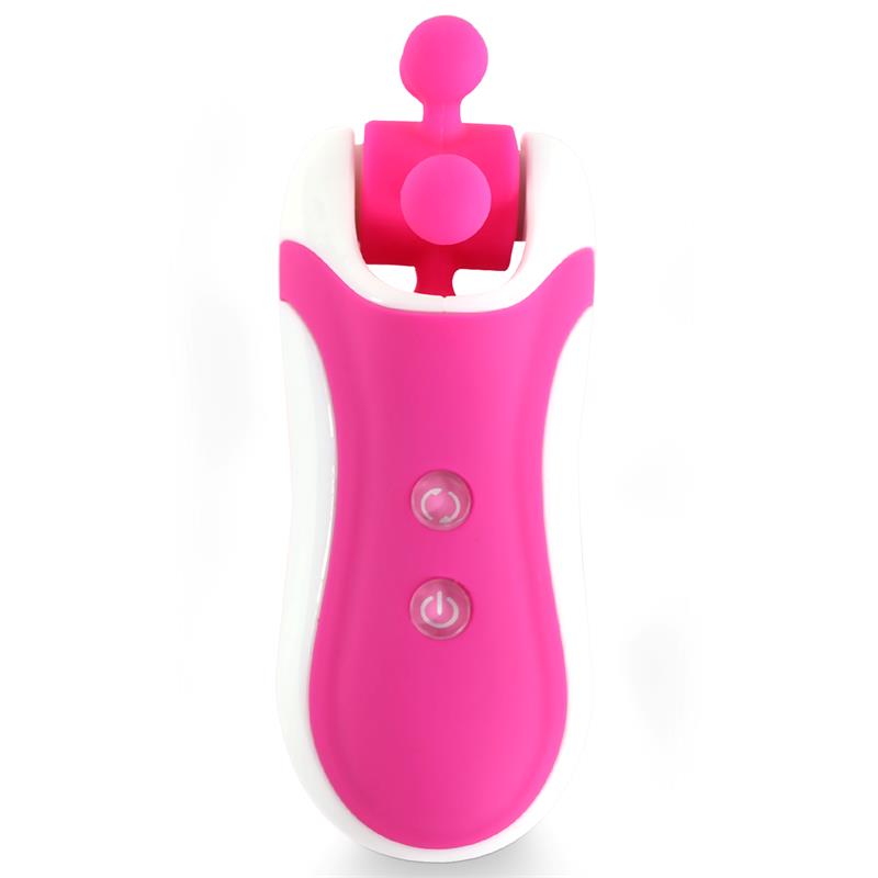 Clitella Estimulador Sexo Oral con Accesorios Rosa