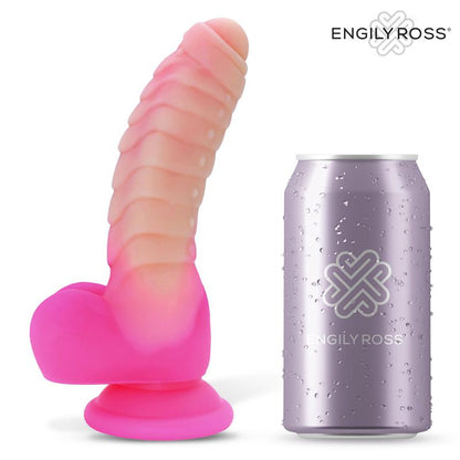 Scalidor Dildo Unicorn Brilla en la Oscuridad Silicona Liquida 18 cm