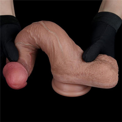 Dildo Dual Layer Silicona 85