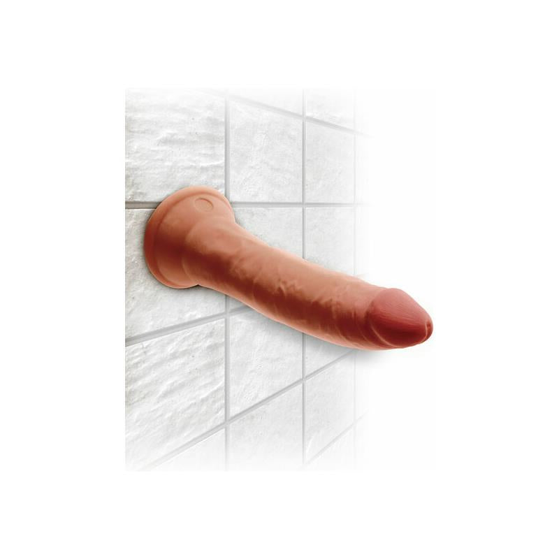 Dildo Triple Densidad 7 Caramelo