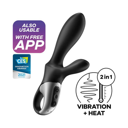 Heat Climax Vibrador con APP Punto G Punto P y Perineo Funcion de Calor USB Magnetico