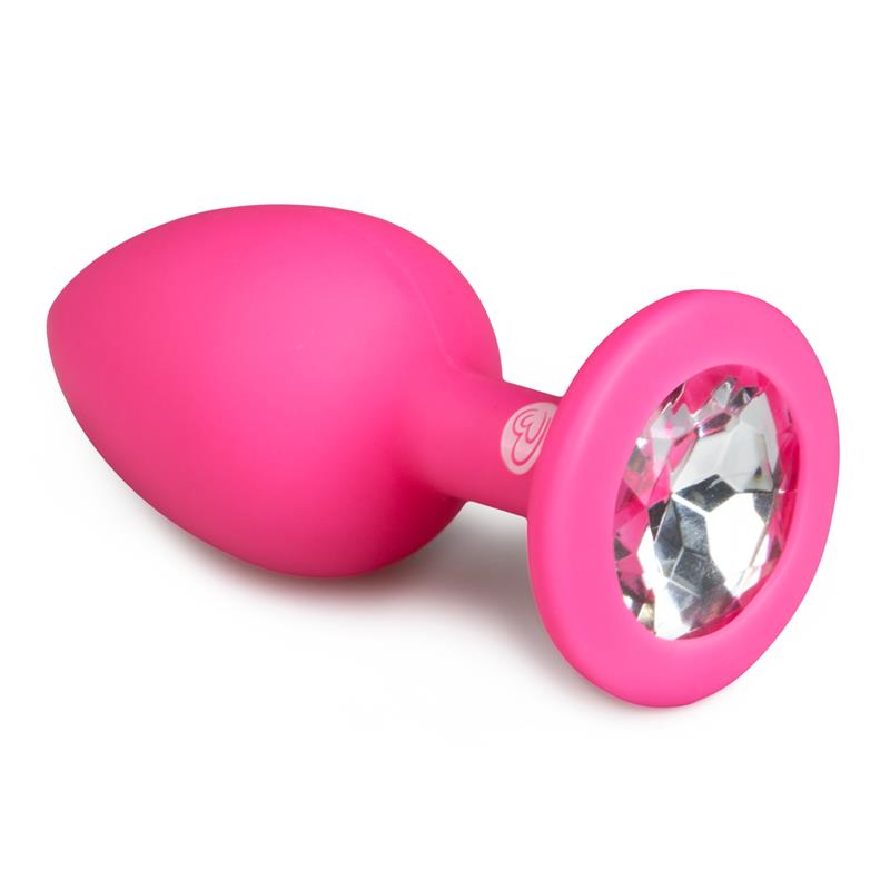 Plug Anal con Diamante Pequeno Rosa