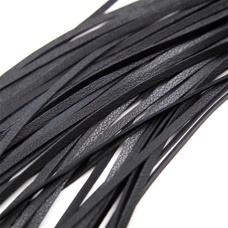 Flogger Mango de Metal 69 cm Negro