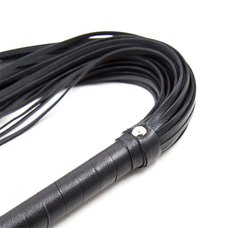 Flogger Mango de Metal 69 cm Negro