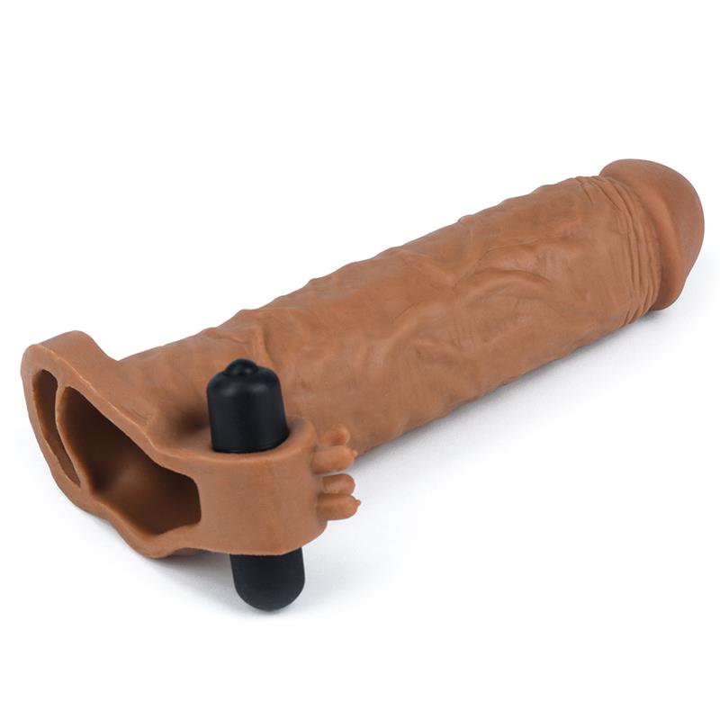 Funda para el Pene Pleasure X Tender Marron Add 2