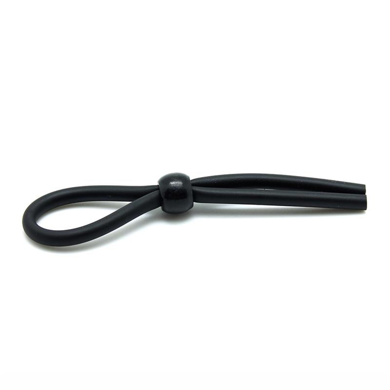 Rimba Latex Play Cordon Ajustable para Pene Color Negro