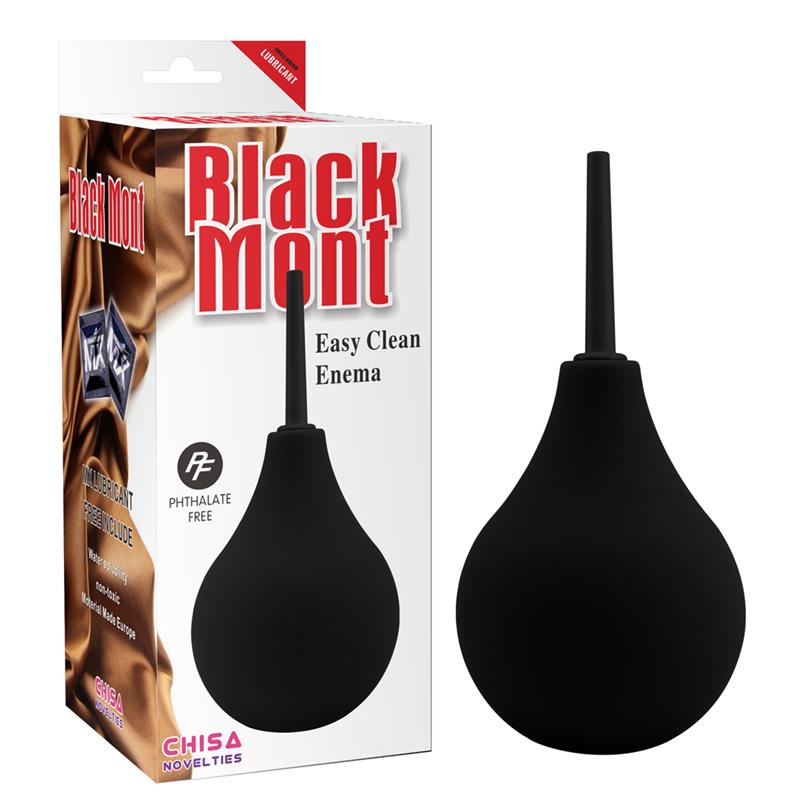 Ducha Anal Easy Clean 17 cm Negro