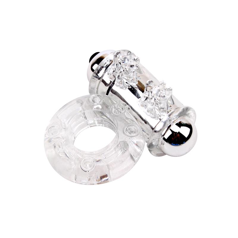 Anillo Vibrador para el Pene Bull Ring Transparente