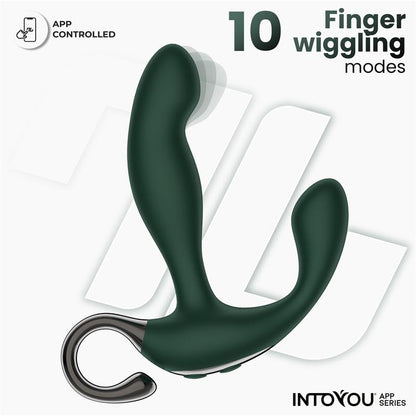Greeny Masajeador Prostatico con Finger Wiggling y App