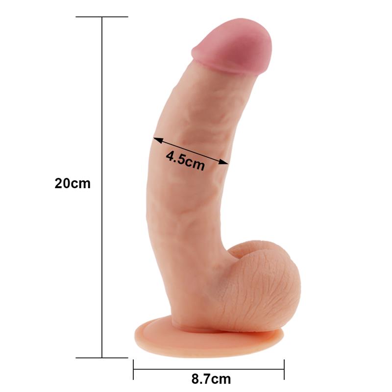 Dildo The Ultra Soft Dude 85 Natural